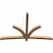 Ekena Millwork Davenport Timber Gable Bracket, Western Red Cedar, 84"W x 56"H x 3 1/2"D x 3 1/2"F, 16/12 Pitch GBW084X56X0404DAV00SWR - alternate 3